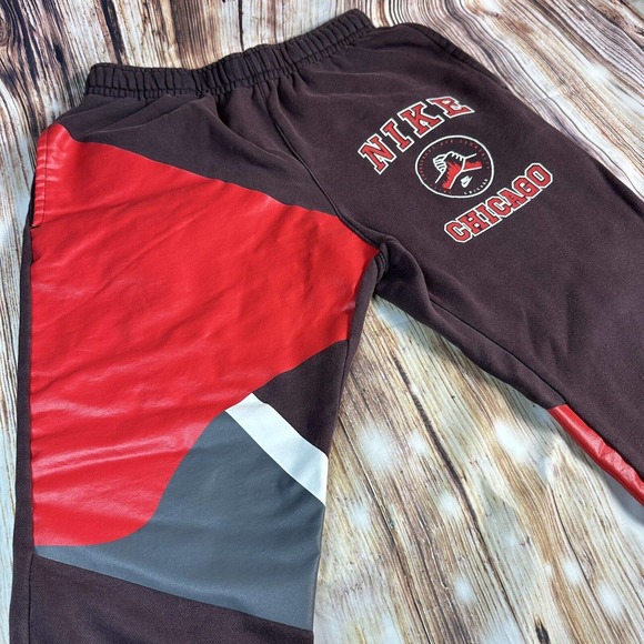 Nike Other - Nike CHICAGO UNITY Mens Size Medium Brown Red Sweatpants Joggers Athletic Pants